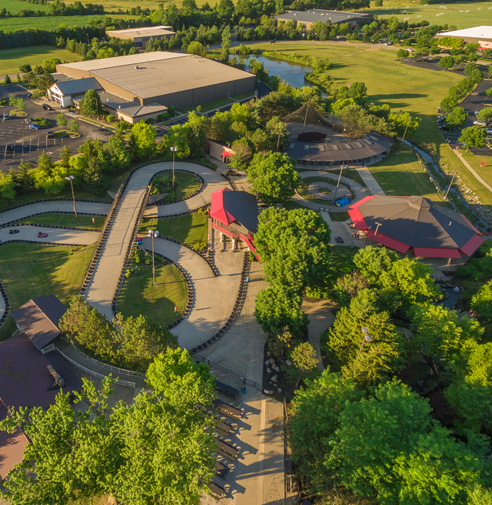 Aerial photo of PowerPlay facility.